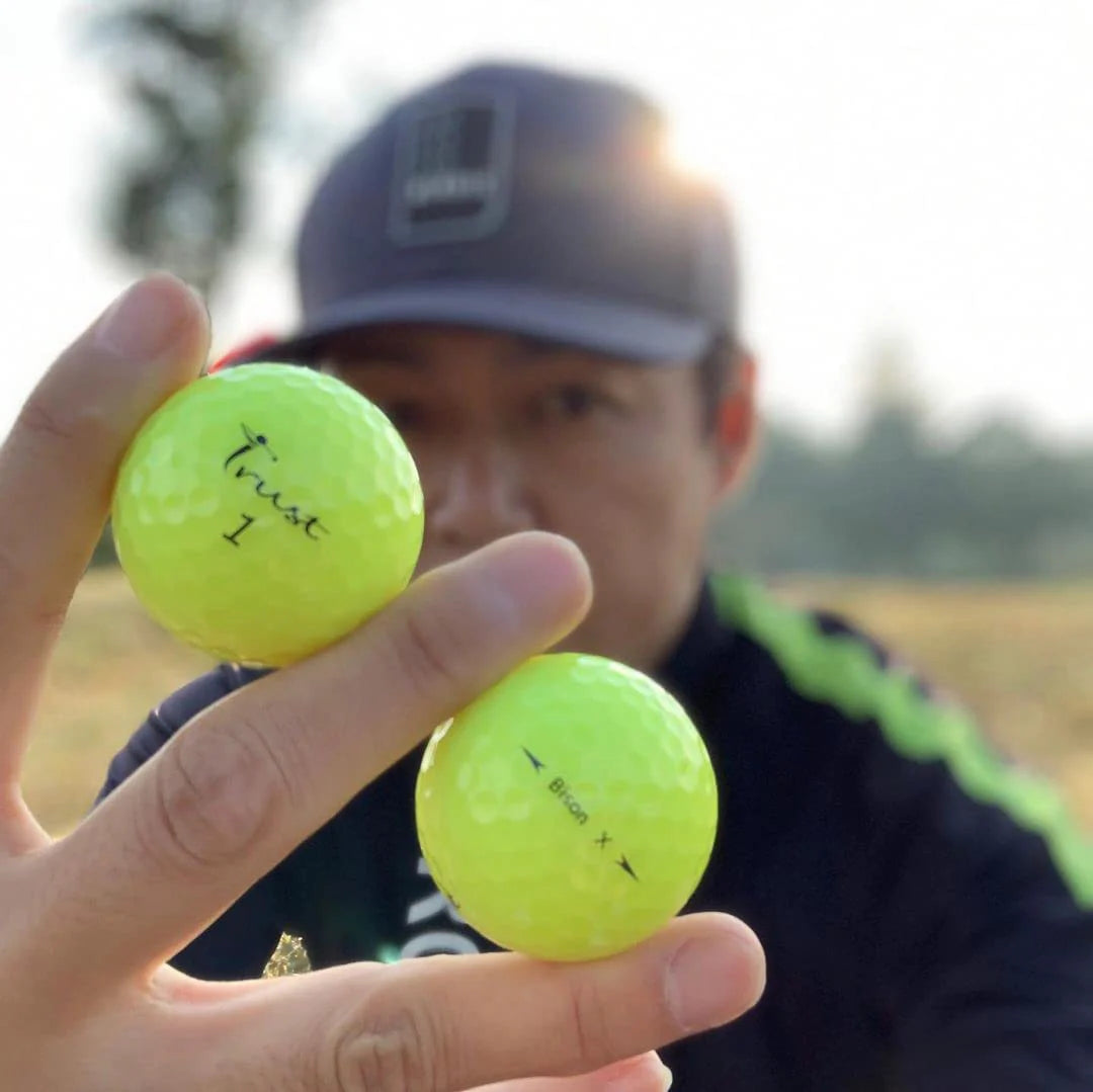 Trust Bison Soft (バイソン ソフト) ヘッドスピード 42m/s 以下 1ダース クリスタルイエロー