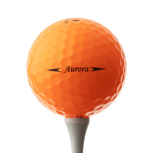 Trust Aurora Orange(オーロラオレンジ) ゴルフボール クリスタルウレタンカバー 1ダース