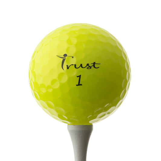 Trust Bison Soft (バイソン ソフト) ヘッドスピード 42m/s 以下 1ダース クリスタルイエロー