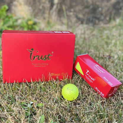 Trust Bison Soft (バイソン ソフト) ヘッドスピード 42m/s 以下 1ダース クリスタルイエロー